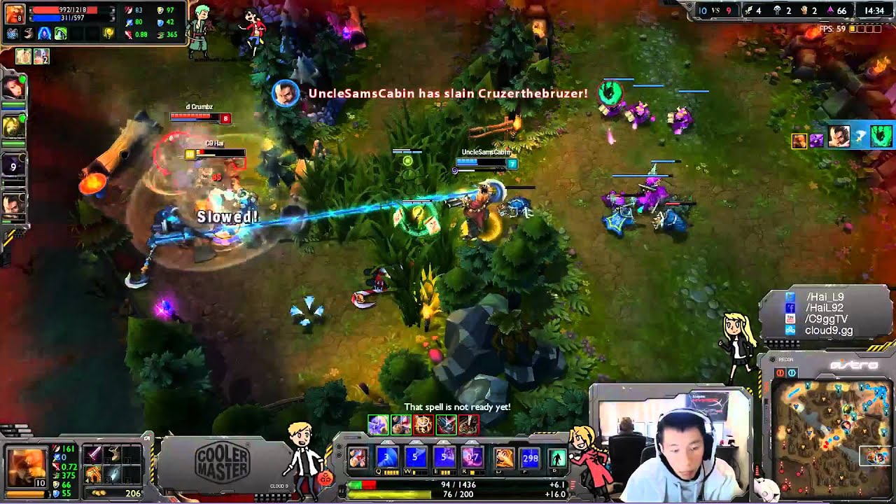 C9 Hai Lee Sin Play - League of Legends