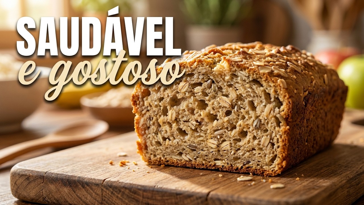 Adeus Pão Branco! Faça Esse Pão de Aveia Fácil e Saudável