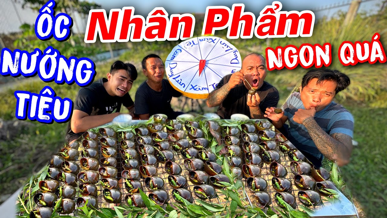 Trò Chơi Nhân Phẩm Vòng Quay Nhịn Thèm Ăn Ốc Nướng Tiêu Xanh Cực Ngon Của Thánh Xàm