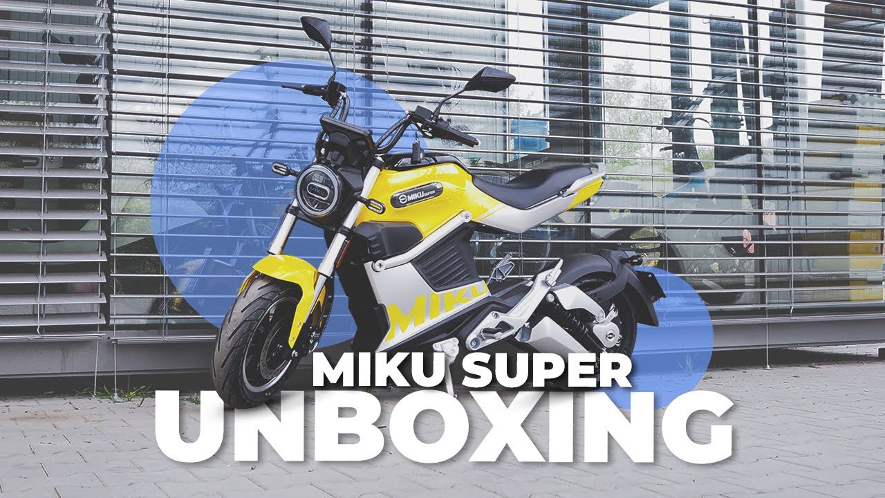 Pierwszy taki motocykl elektryczny w Polsce! | UNBOXING MIKU SUPER SUNRA