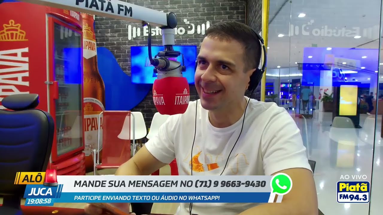 Alô Juca na Piatã FM • AO VIVO | Terça | 24.02.26