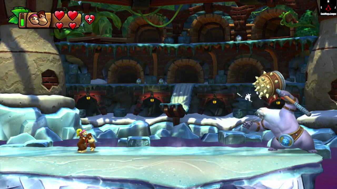 Donkey Kong Country Tropical Freeze Jefe 5 Pelea Polar