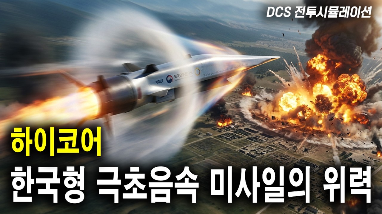 한국형 극초음속 하이코어 미사일의 위력 (한국형 지르콘)