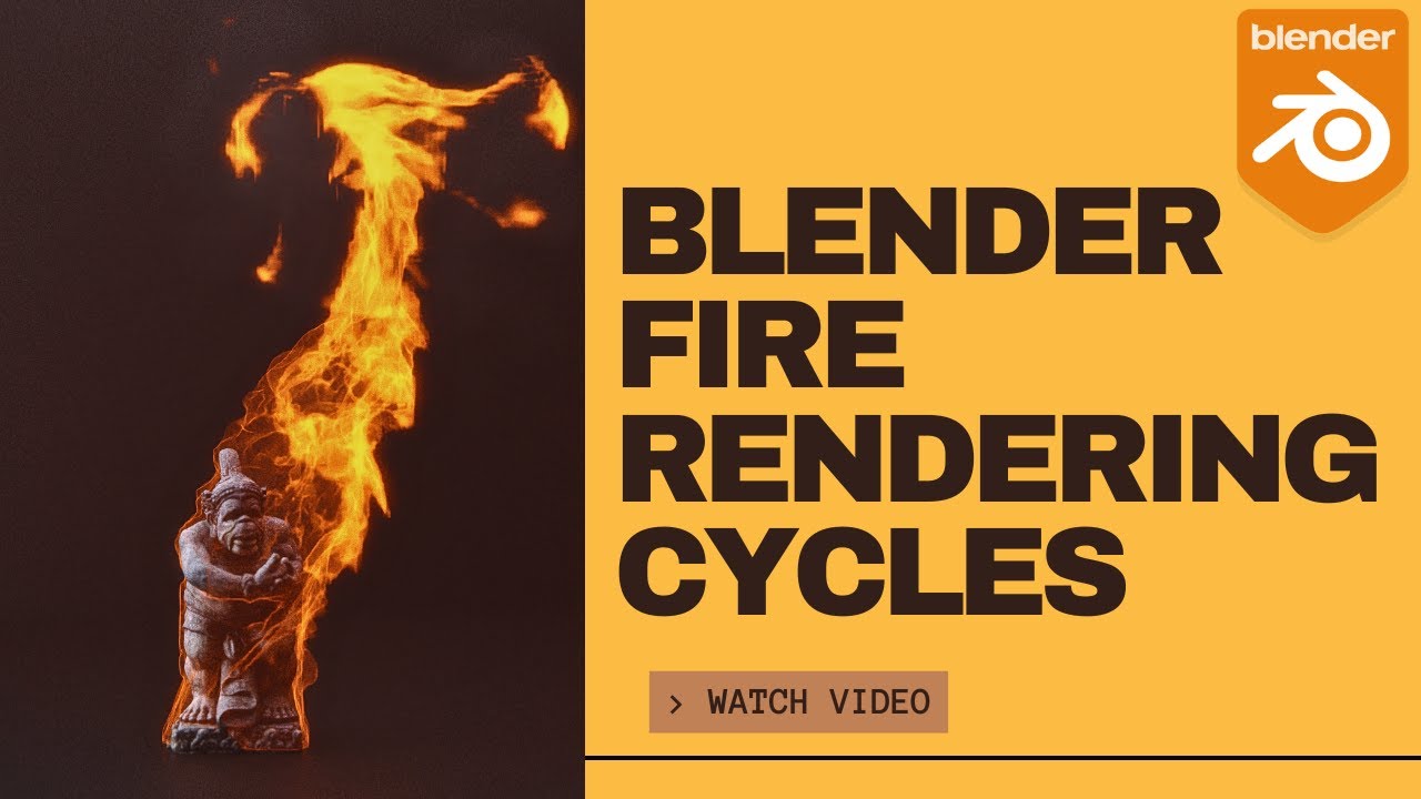 Create REALISTIC FIRE in Blender with Cycles
