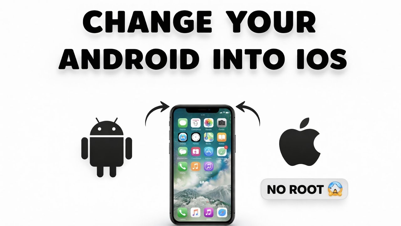 CONVERT YOUR ANDROID INTO IOS 🌷🐰