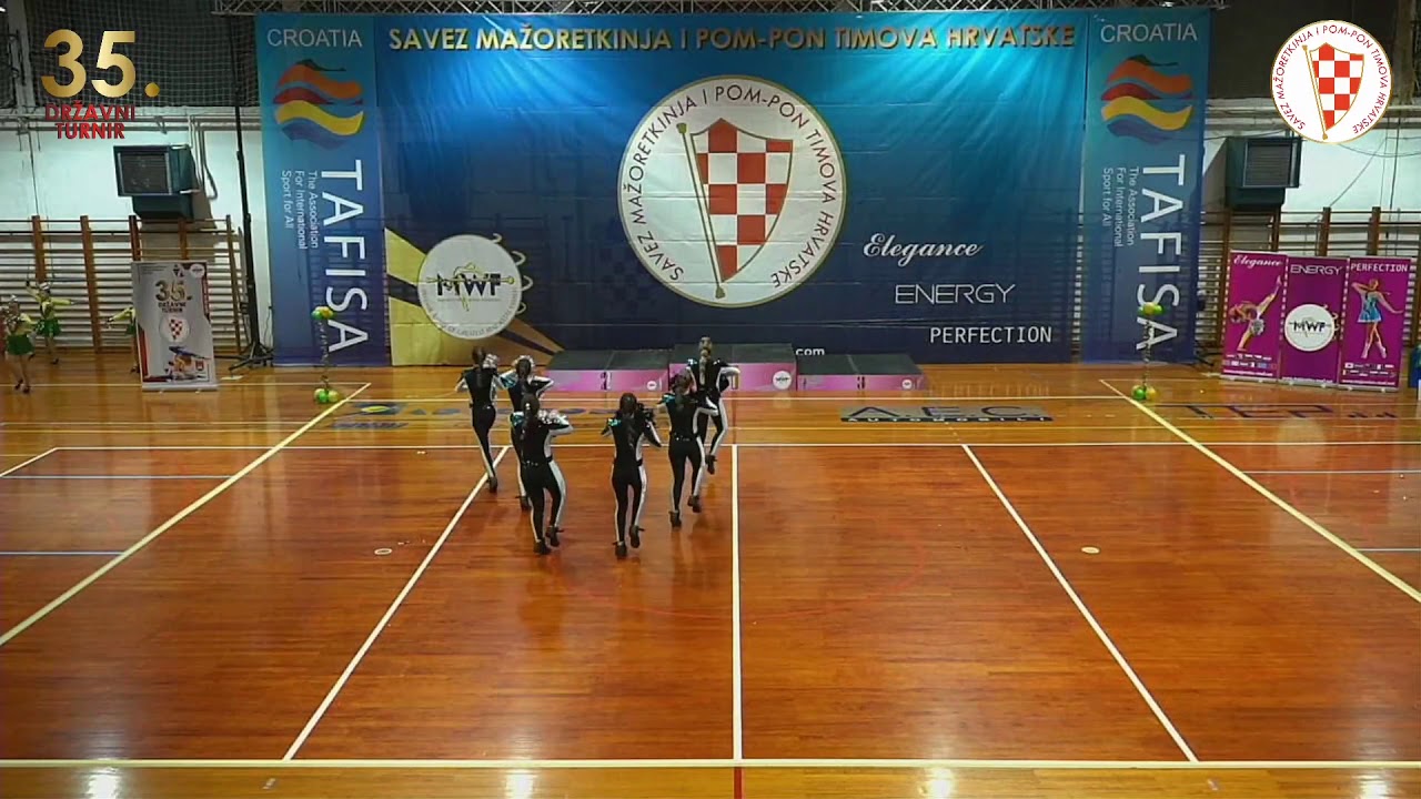 2020. SMPTH 35. DRŽAVNI TURNIR: MINI FORMACIJA POM PON SENIORI, NOVLJANSKE MAŽORETKINJE