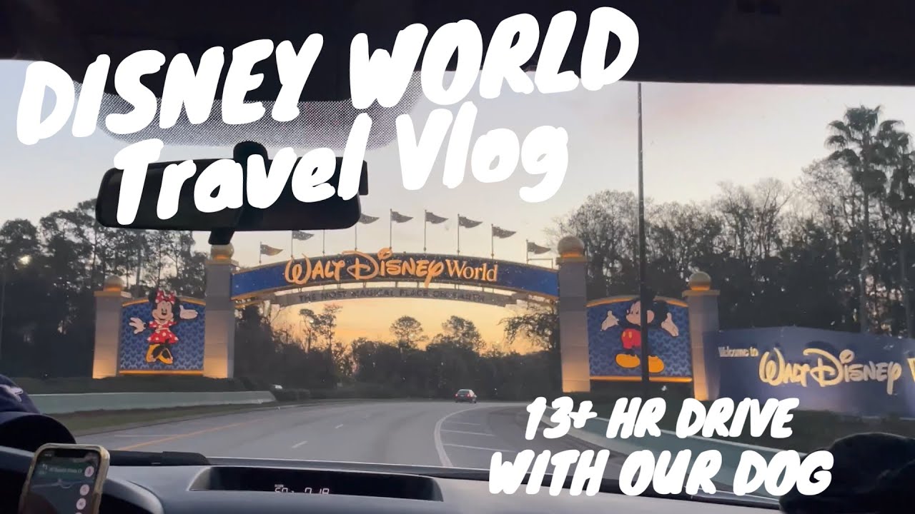 Disney World Travel Vlog | Traveling To Disney World With Our Dog | 13+ Hour Florida Road Trip