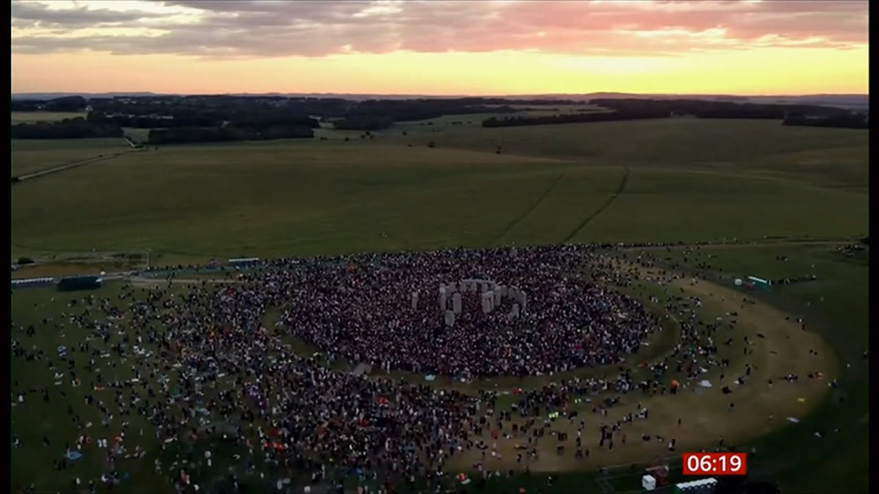 Summer Solstice at Stonehenge this morning (UK) 21/June/2025