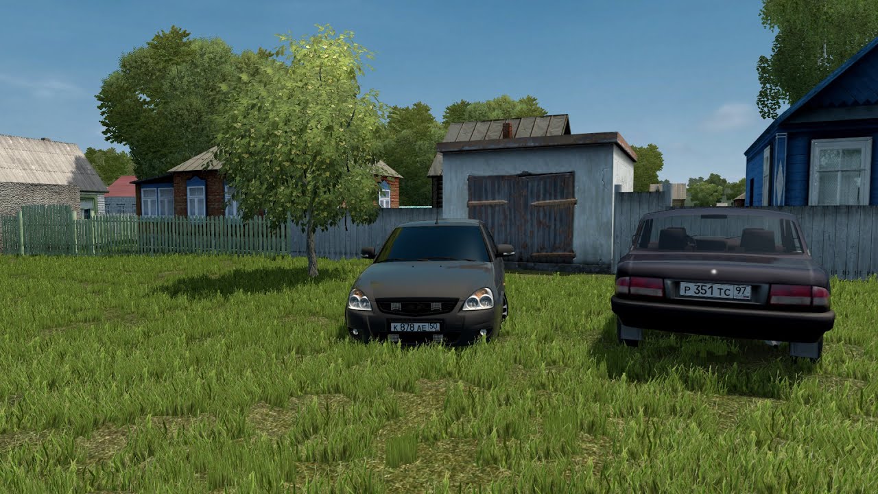 RP ситуация еду на дачу в City Car Driving