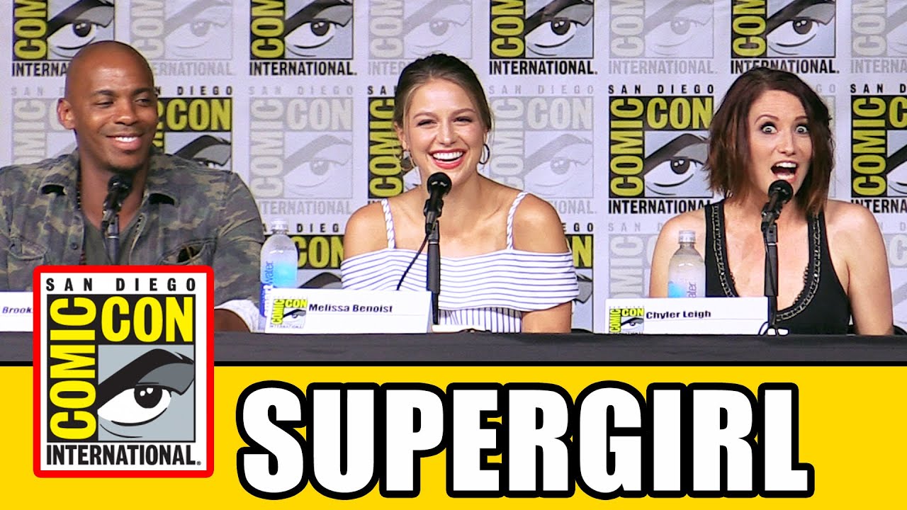 Панель Comic Con 2 сезона SUPERGIRL (часть 1) — Мелисса Бенойст, Тайлер Хёхлин, Кайлер Ли