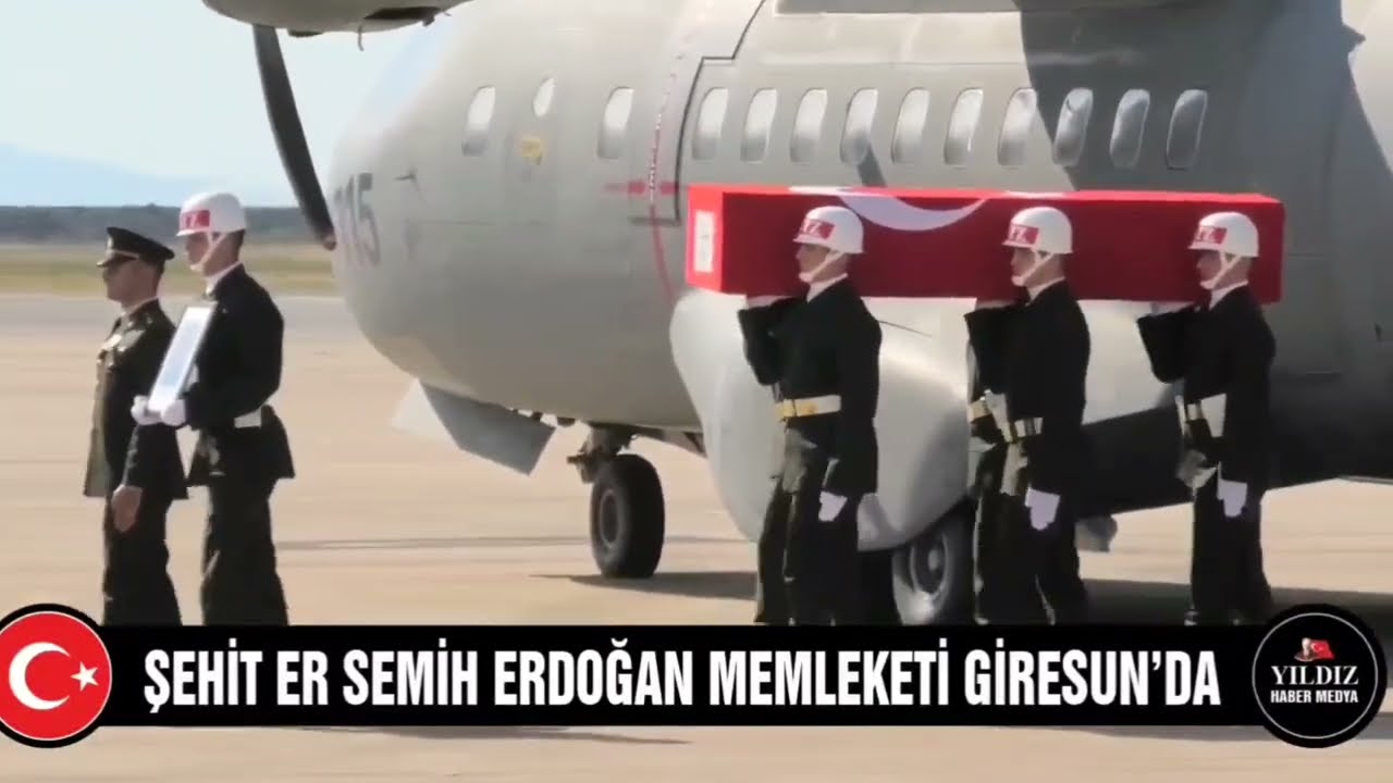 Şehit Er Semih Erdoğan Memleketi Giresun'da  #şehit #giresun #bulancak #hatay #iskenderun #şehidimiz