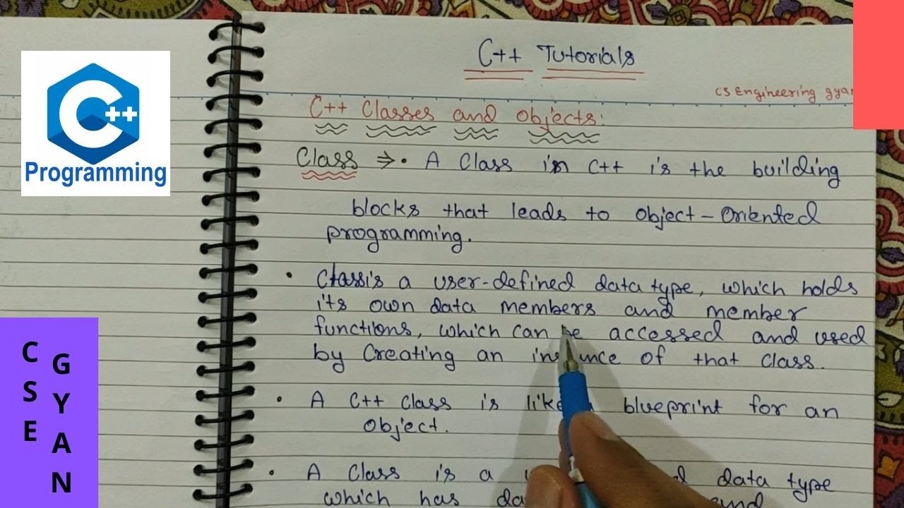 What is Class and Object in C++ with example?  C++ Tutorials in Hindi - 52