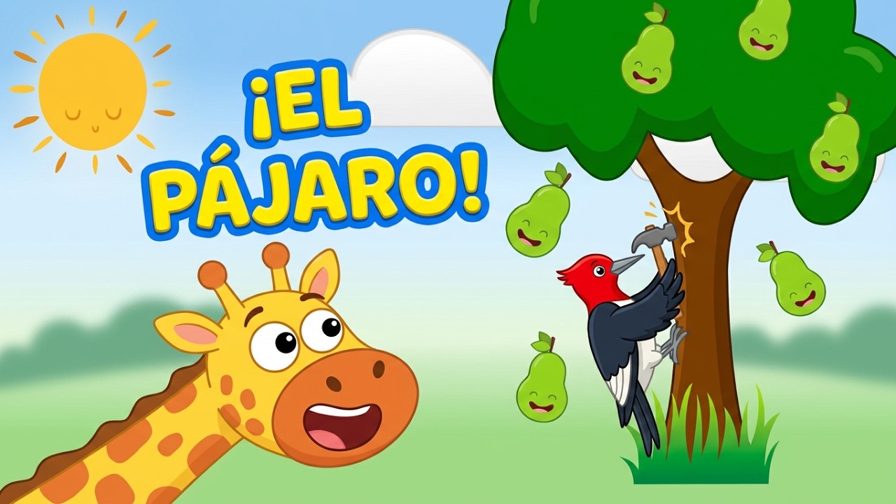 El Pájaro Carpintero  Lectura para niños  Vídeos educativos para niños
