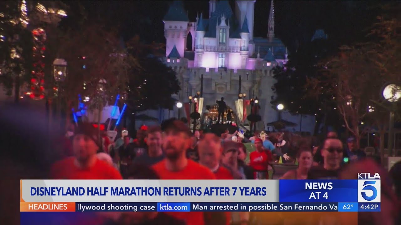 Disneyland half marathon event returns for the first time in 7 years