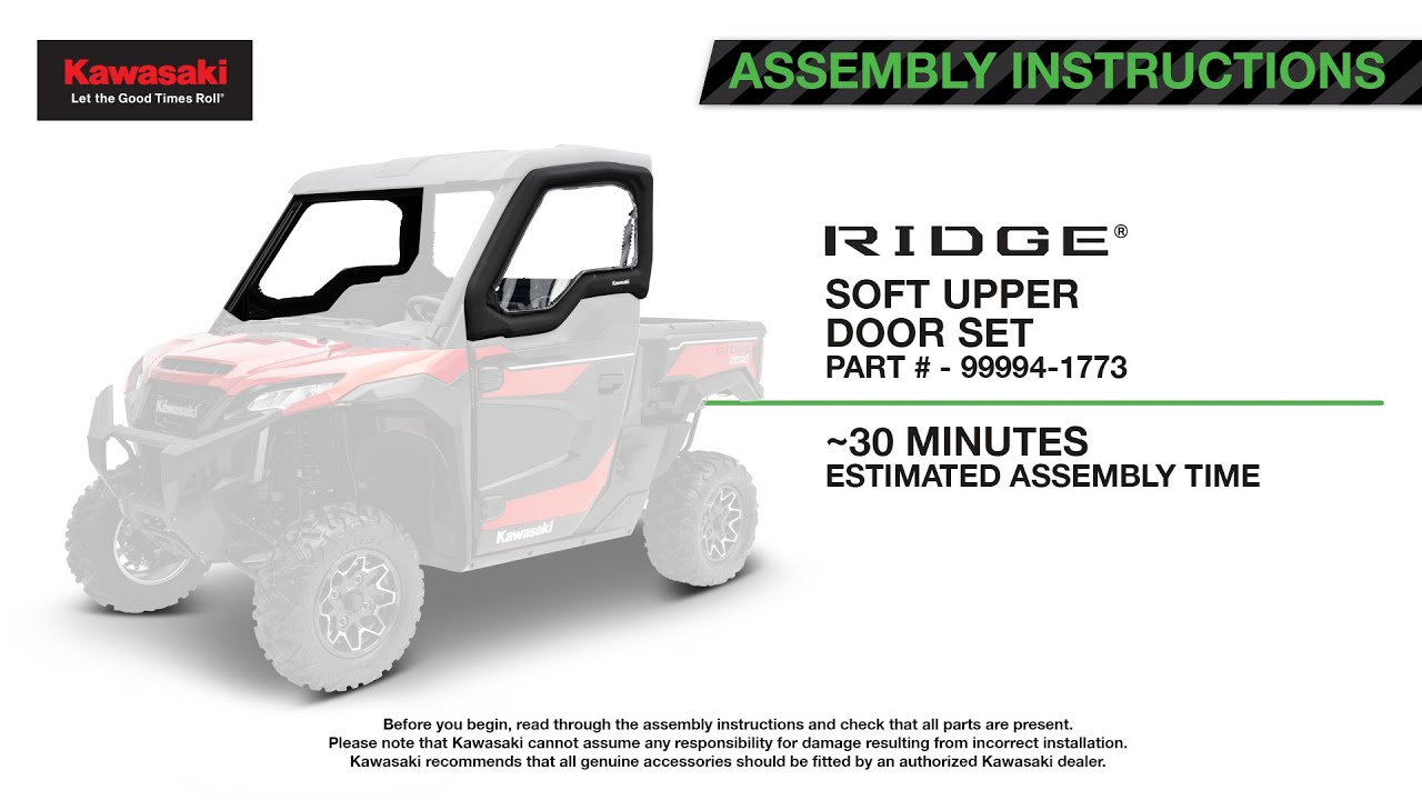 99994 1773 KQR™ Soft Upper Door Set - Installation Video