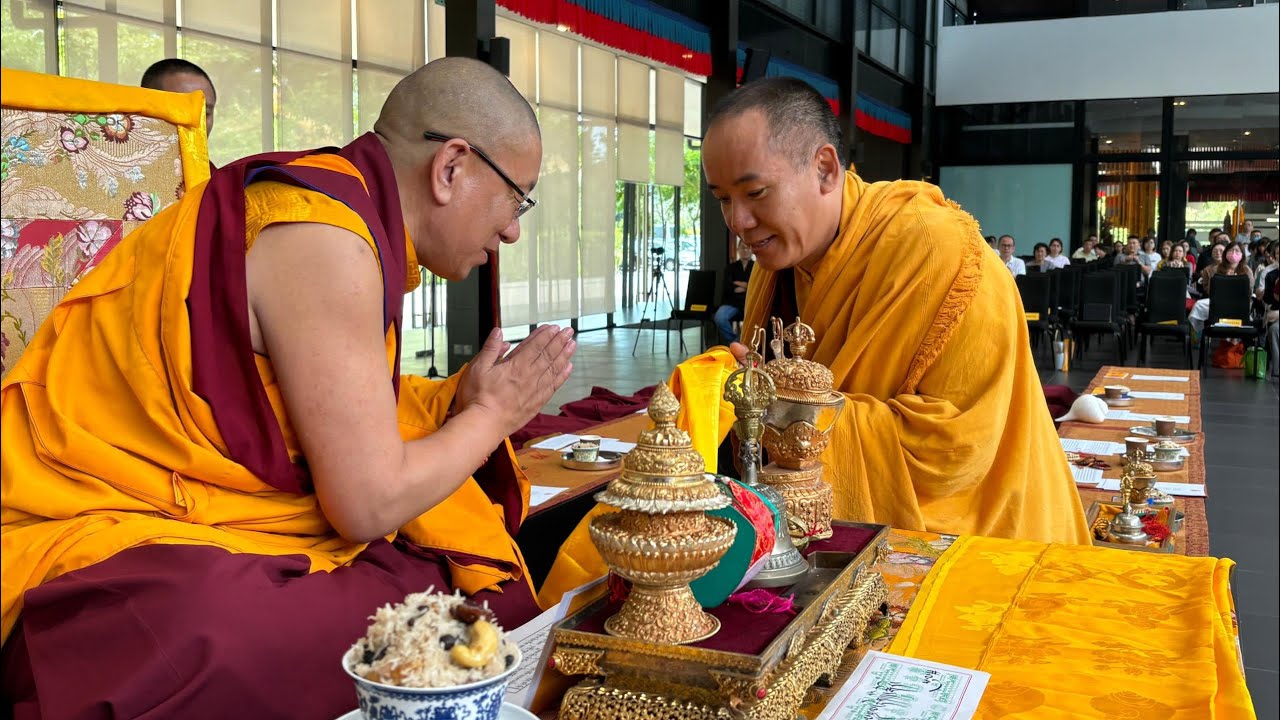 17/09/2024 Long life offered to His Eminence Lama Thubten Phurbu Rinpoche