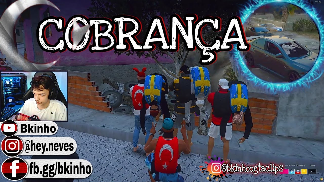 Bkinho CLIPS | AÇÃO DE RUA COBRANDO A SUÉCIA NA PISTA • HYPE MELHOR CIDADE GTA