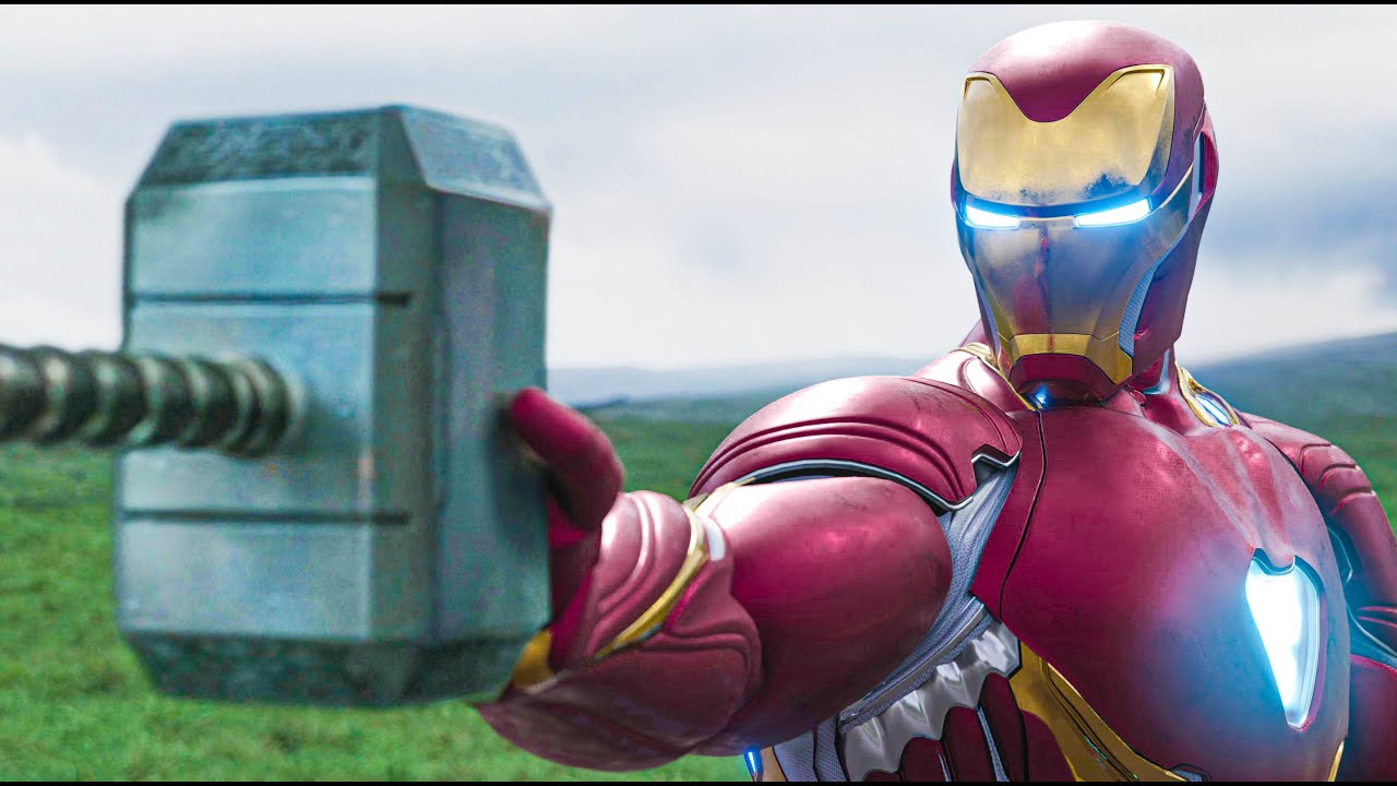 Ironman Destroys Mj&ouml;lnir