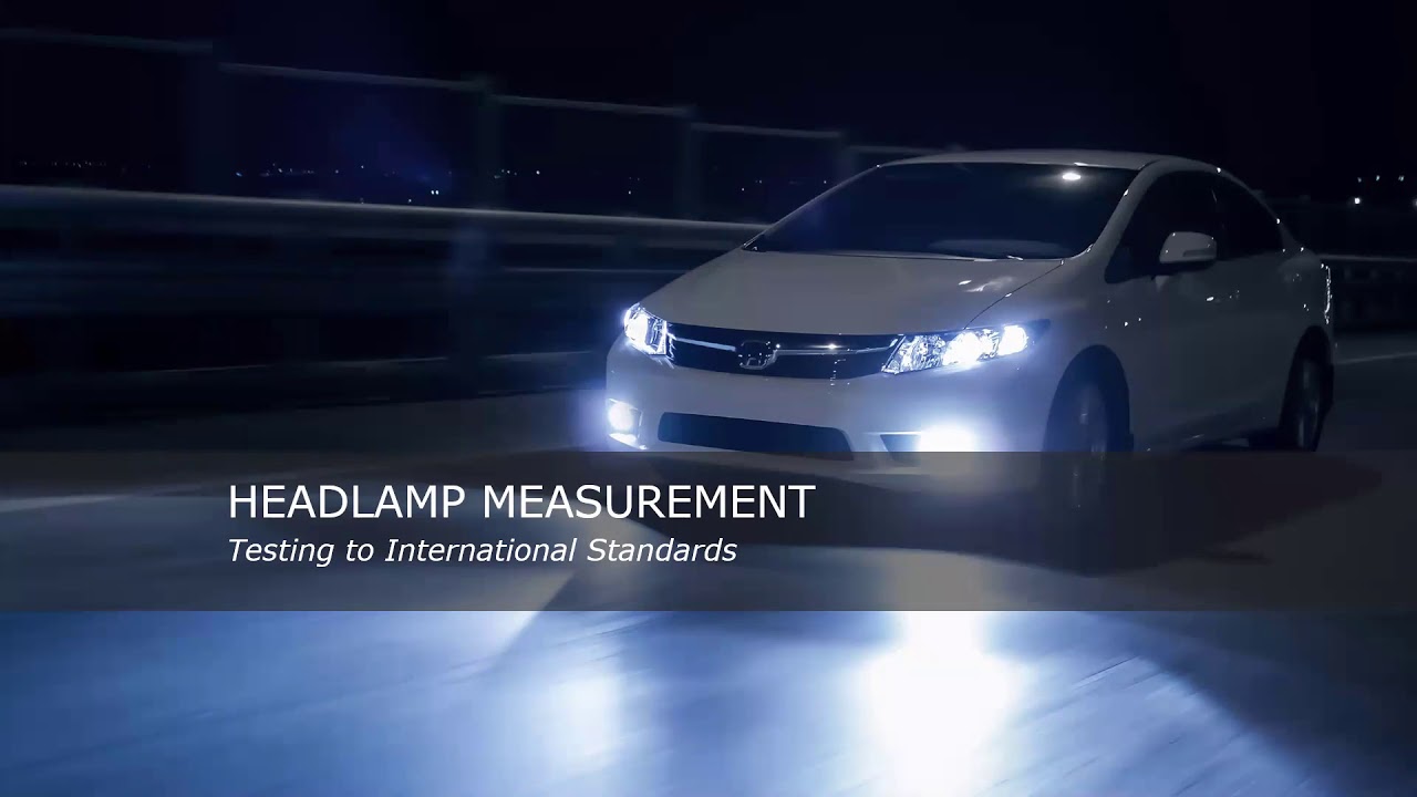 Measurement Solutions for Vehicle Interior and Exterior Lighting