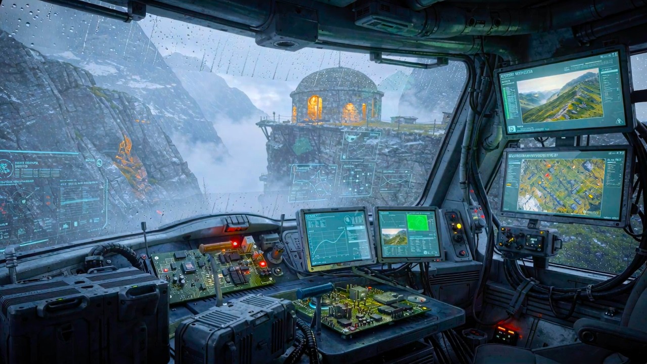 ⛰️ CITADEL 2 | Глубоко расслабляющая научно-фантастическая горная база | Атмосфера для концентрации