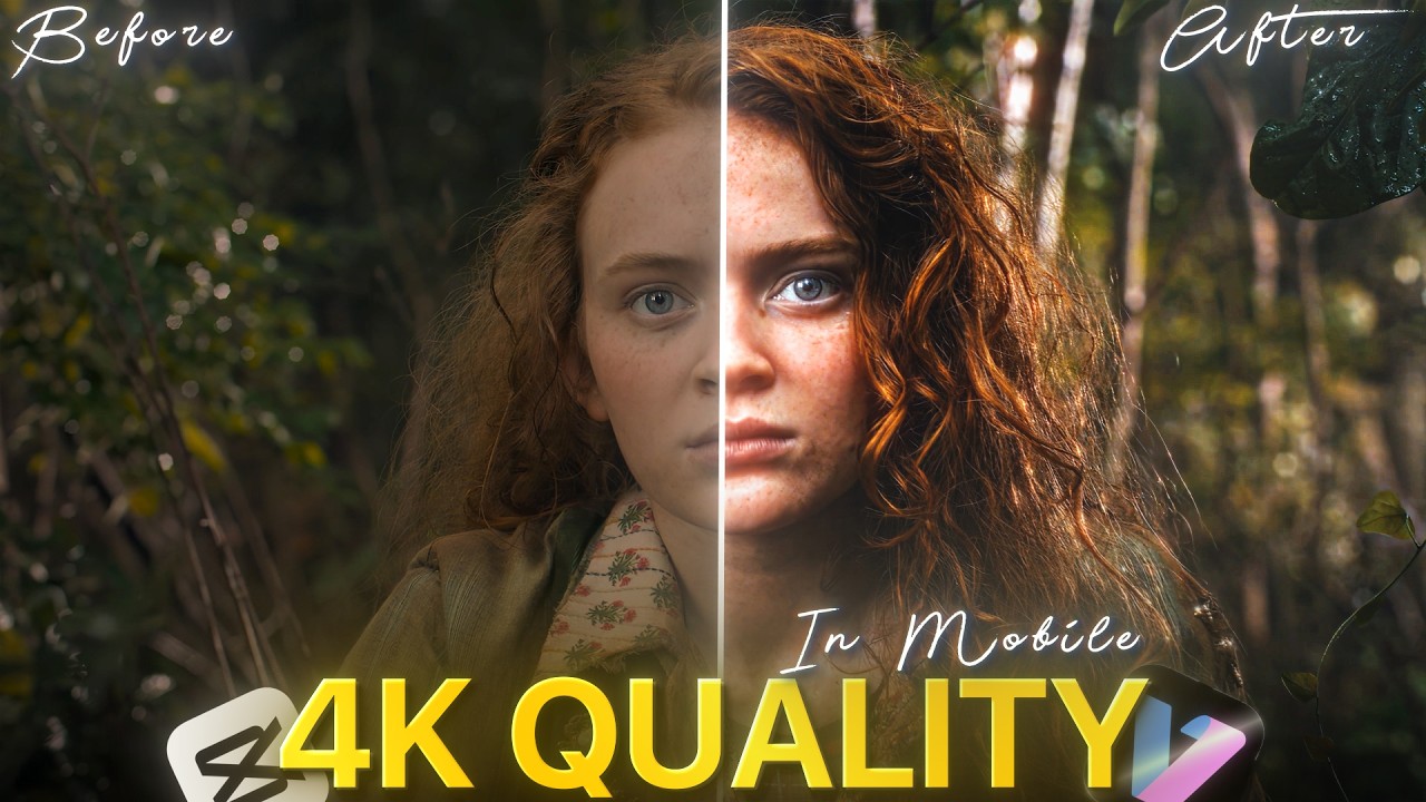 How to enhance 4k Quality like Topaz in Mobile ! | Capcut Tutorial