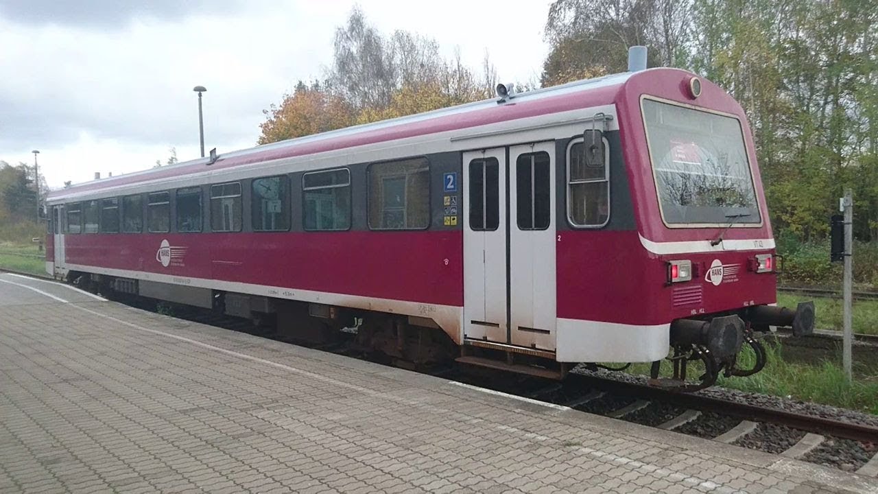 HANS – Hanseatische Eisenbahn – NE 81-Triebwagen in Mirow und Neustrelitz