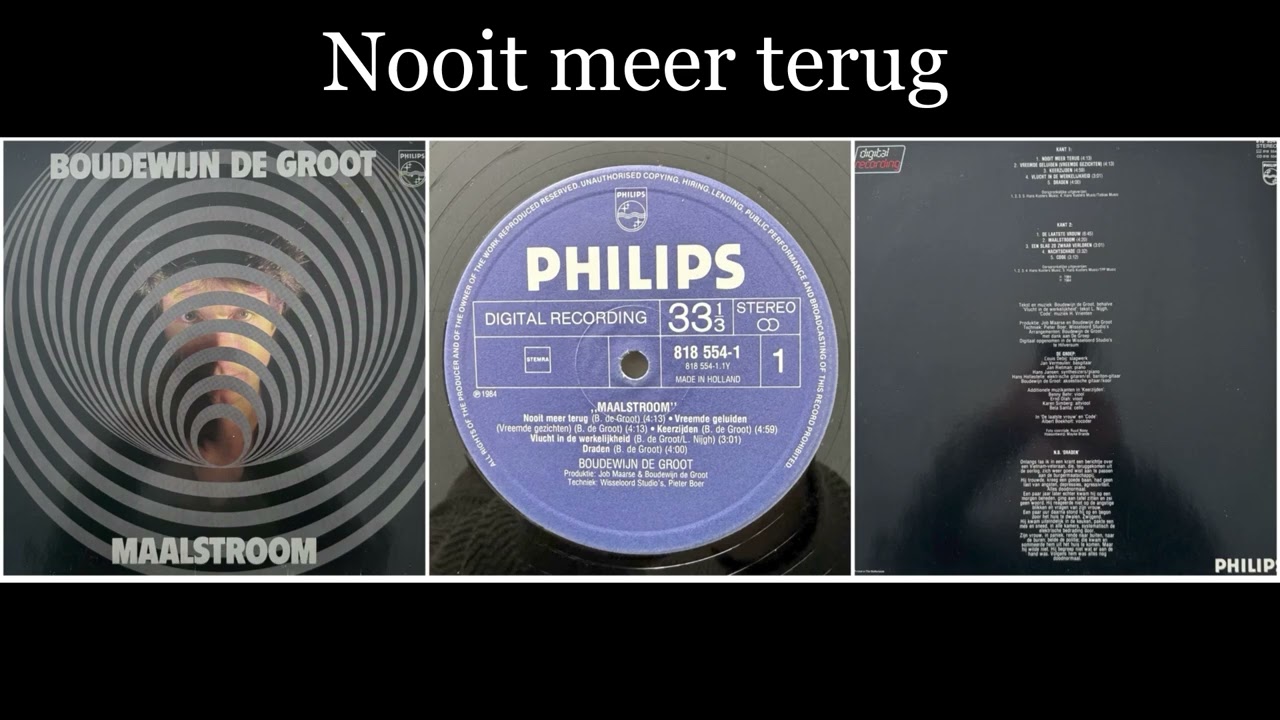 Boudewijn de Groot - Maalstroom - 01 Nooit meer terug