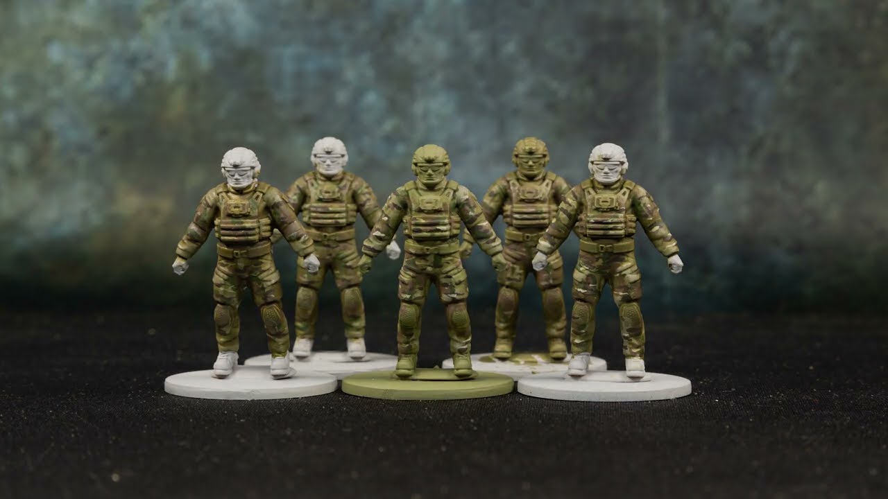 How to paint Multicam