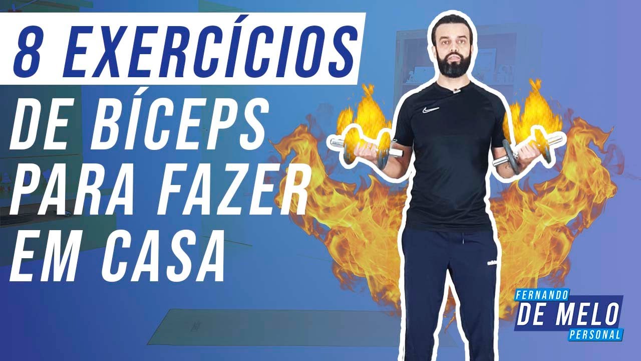 COMO TREINAR BÍCEPS EM CASA | SIMPLES E EFICIENTE 💪