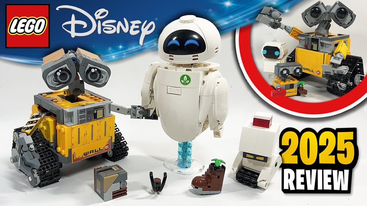 LEGO Disney Pixar WALL-E and EVE (43279) - 2025 Set Review & Comparison