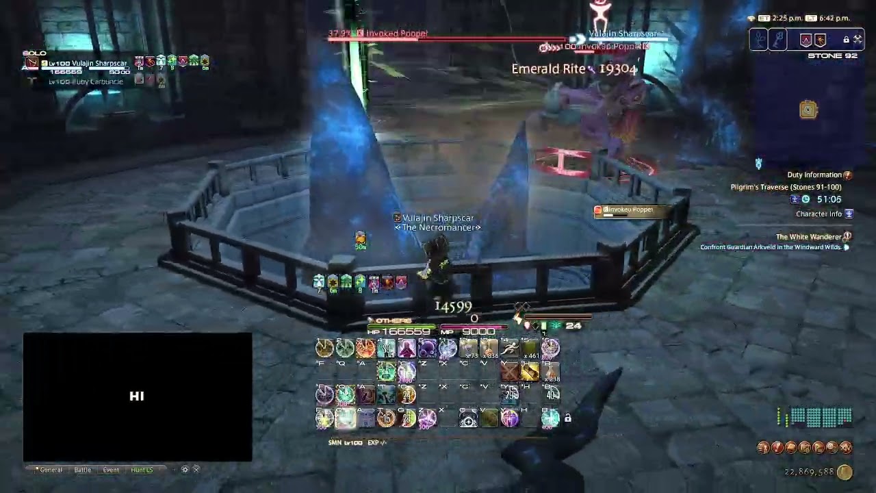 FFXIV - PT solo SMN Enlightened attempt #8 91-100
