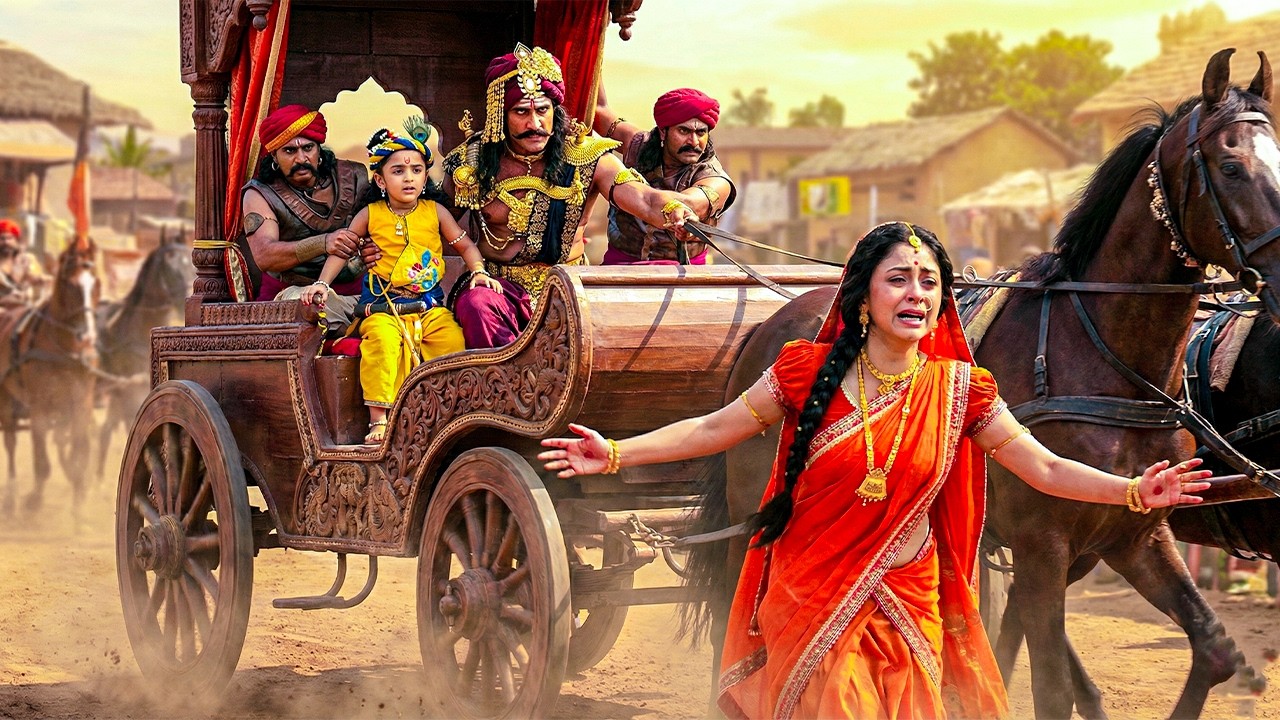 कंस ने मईया यशोदा के सामने बाल कान्हा और बलदौ को उठा ले गया | यशोमती मईया के नंदलाला | Shree Krishan