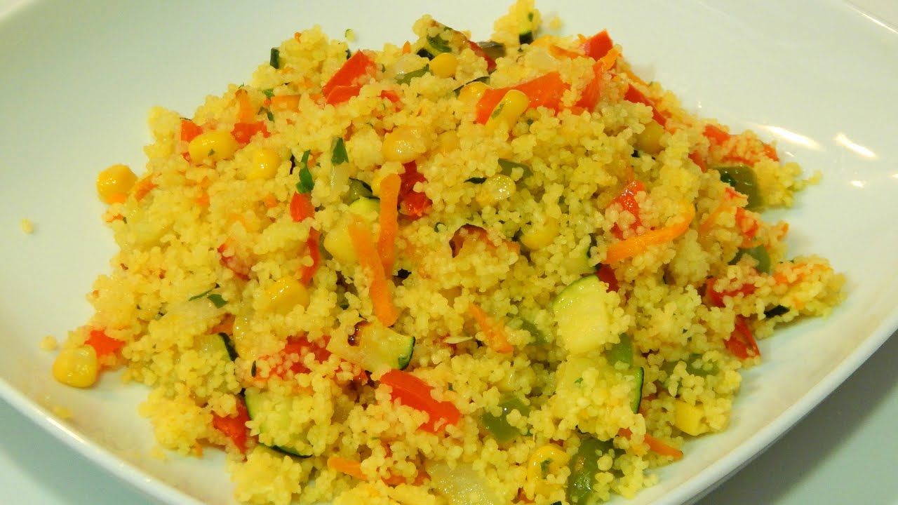 Receta fácil de cuscús con verduras