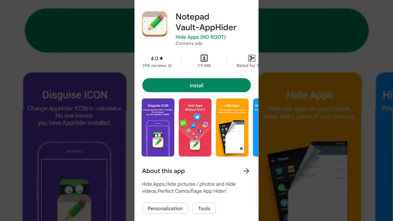 App hider