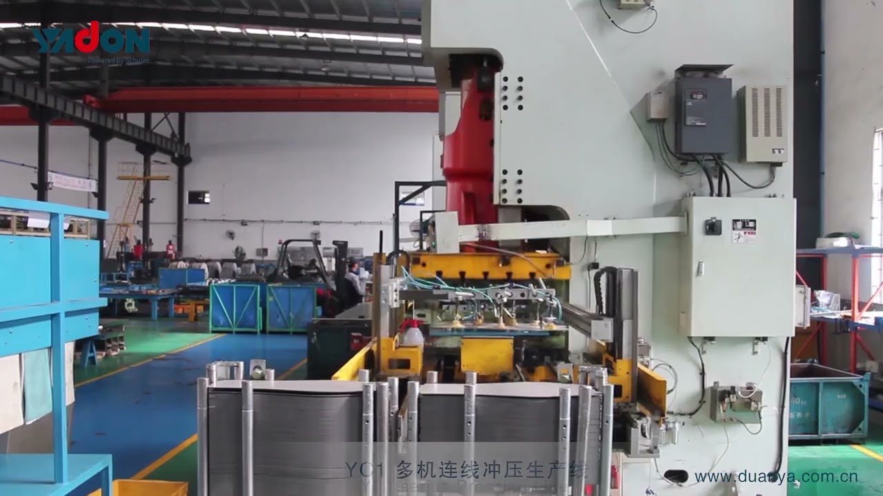 Unleashing Efficiency: YADON's Advanced Multi-Press Line for Automotive Manufacturing