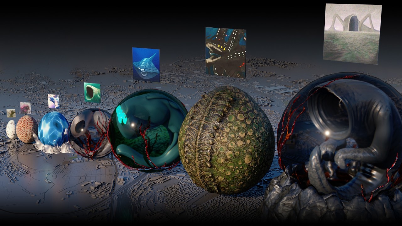 Monster Egg Size Comparison | SEA EATER VS BLOOP