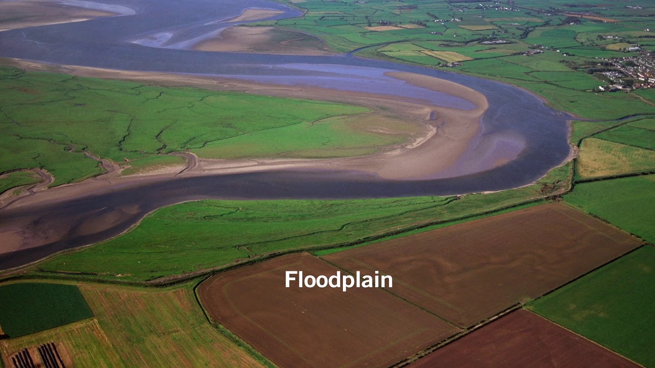 Development of floodplains, terraces, and levees