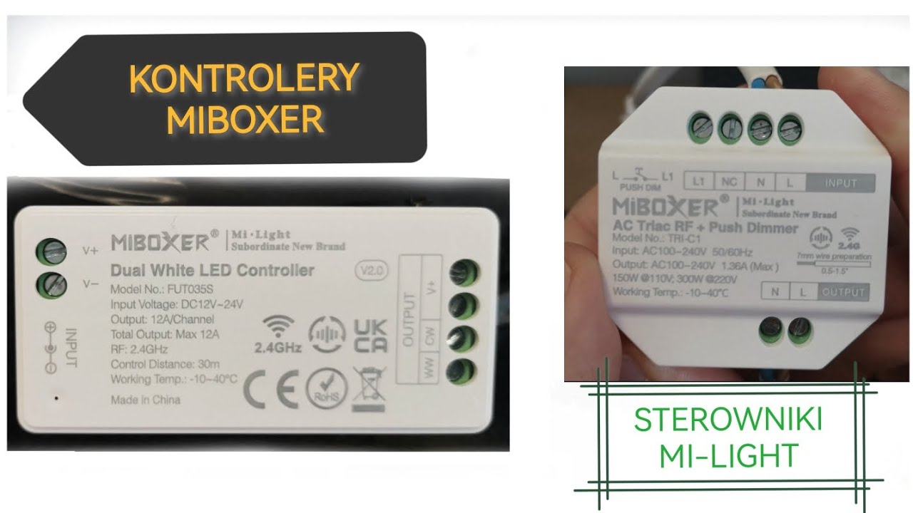 Kontrolery mi-light przykład zastosowania