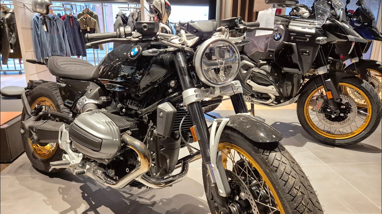 BMW R 12 NineT Installing a low handlebar