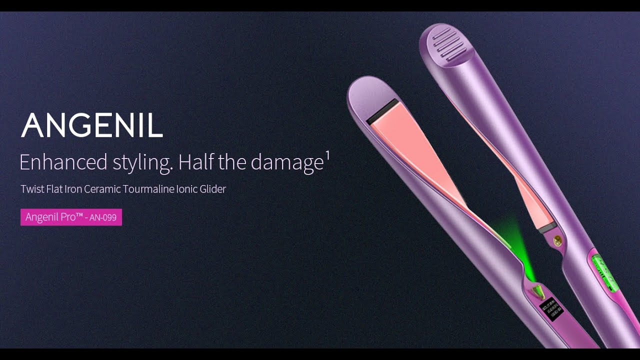 ANGENIL Twist Hair Straightener and Curler 2 in 1,The New Age Hair Styling Tools You Need To Have