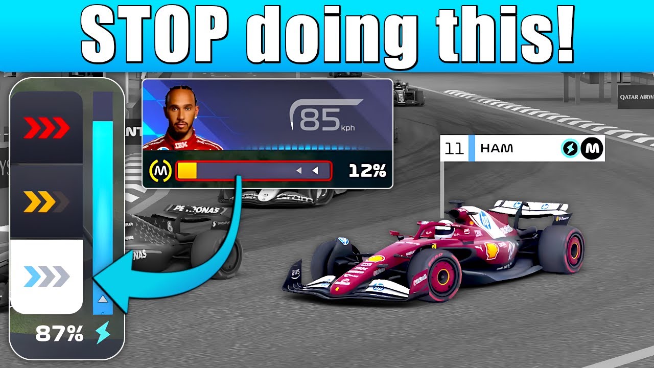 Эта ошибка в управлении шинами стоит вам побед | F1 Clash