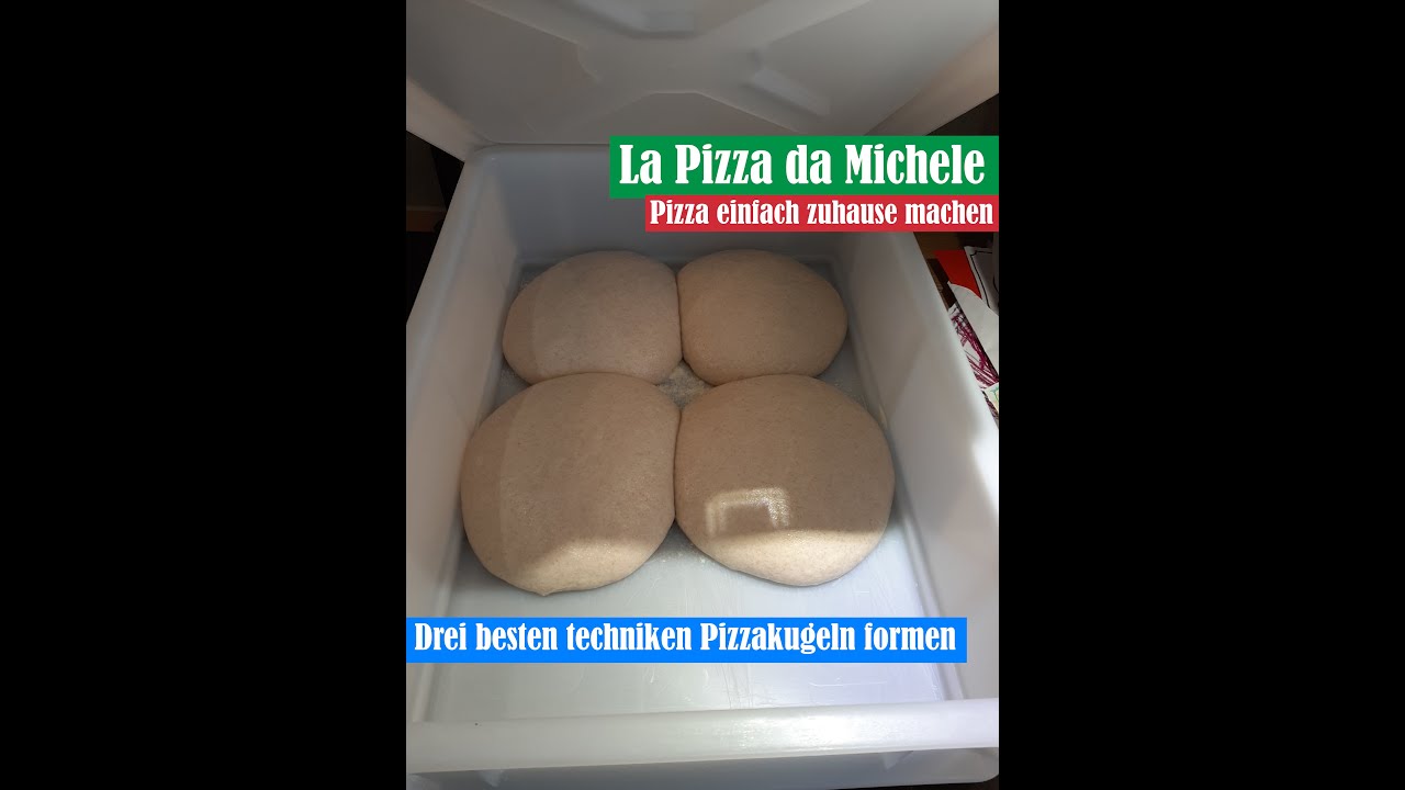Die besten Techniken Pizzateig-Kugeln formen!