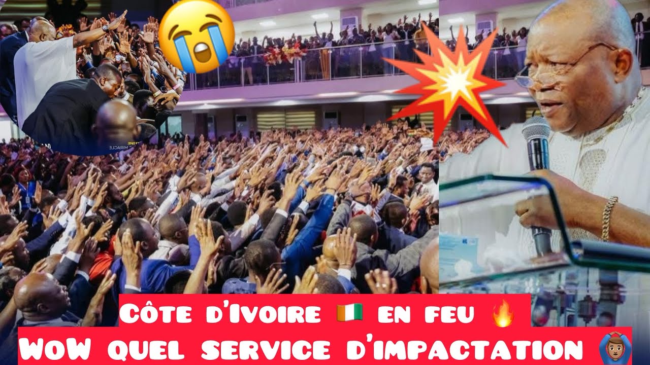 😱Déferlement de puissance💥 sur les pasteurs avec le patriarche Léopold Mutombo🇨🇩 en Côte d’ivoire🇨🇮 