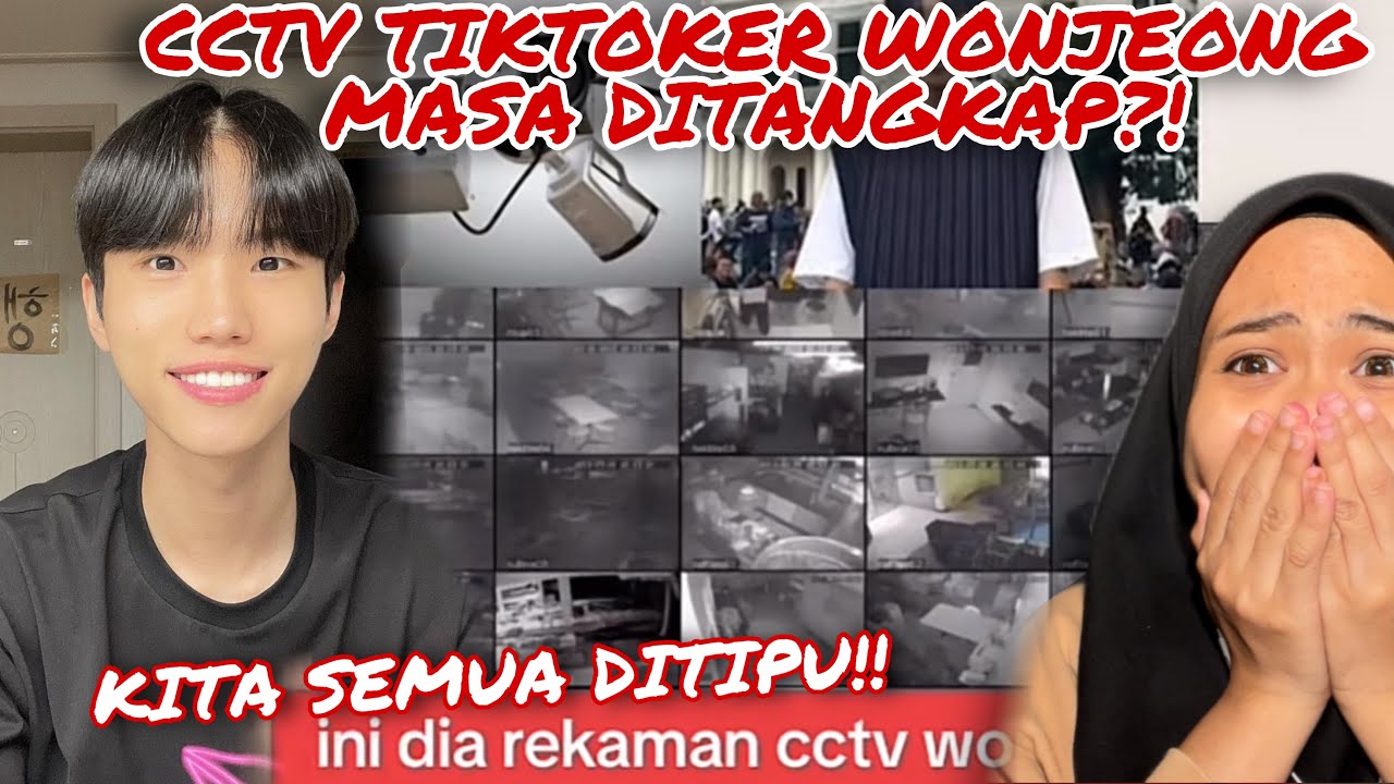 VIRAL CCTV TIKTOKER FEMES DITANGKAP POLIS WONJEONG WAKTU KEJADIAN!! KITA SEMUA DITIPU?!!