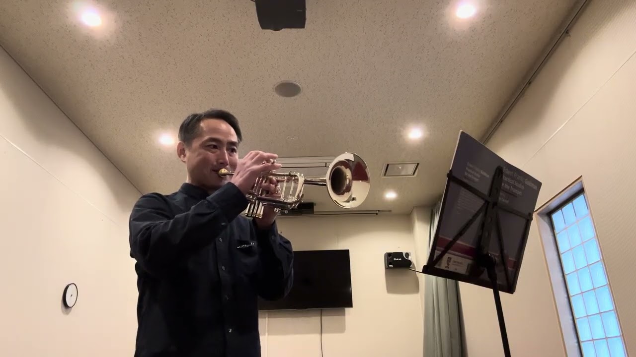 【基礎練習】トランペット・スタッカート練習４（Edwin Franko Goldman） #trumpet #トランペット #タンギング
