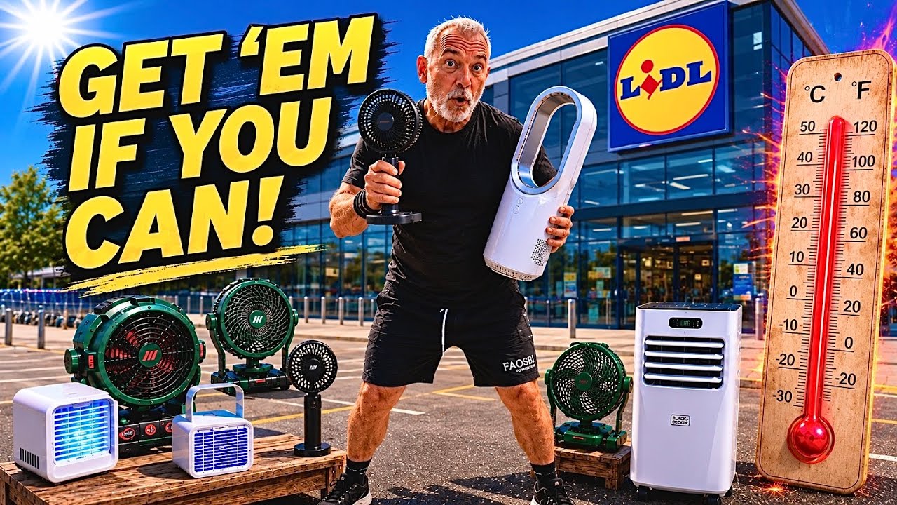 Маленькие вентиляторы и охладители из LIDL&hellip; Размер имеет значение?🥵 И работают ли они?