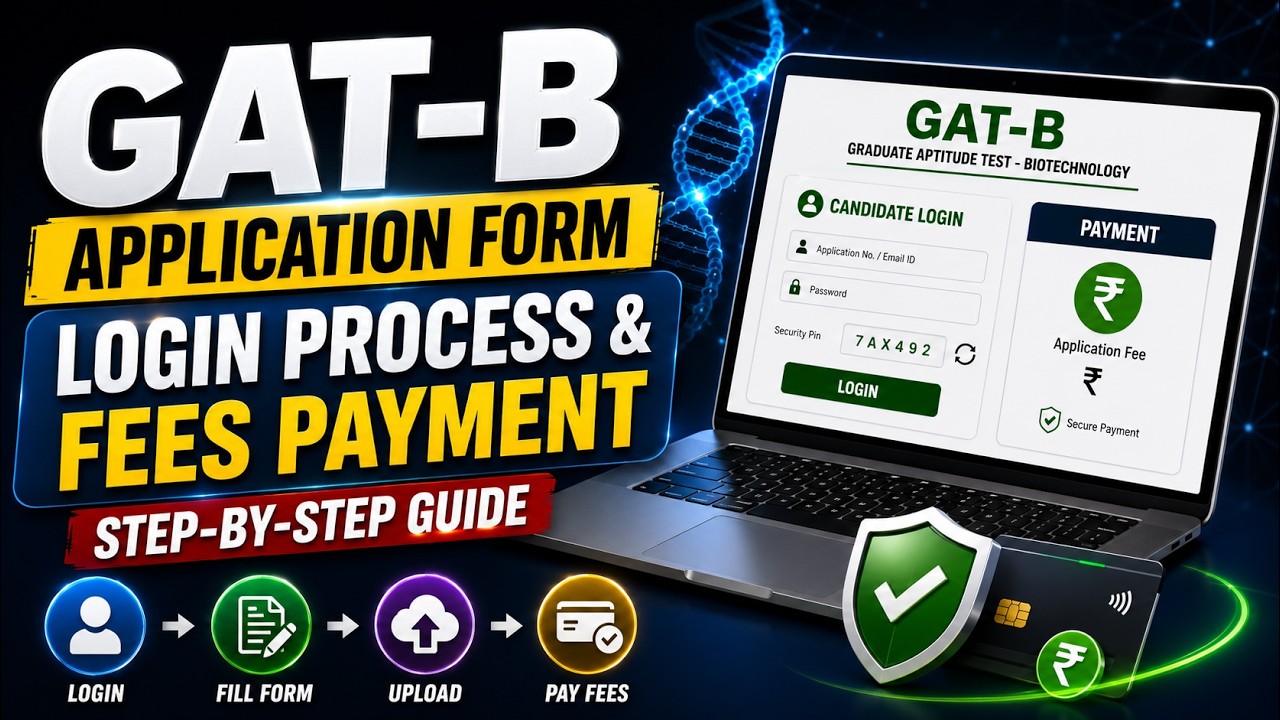 GAT-B Application Form | Login Process & Fees Payment (Step-by-Step Guide) #gatb  @BioBrainzz​