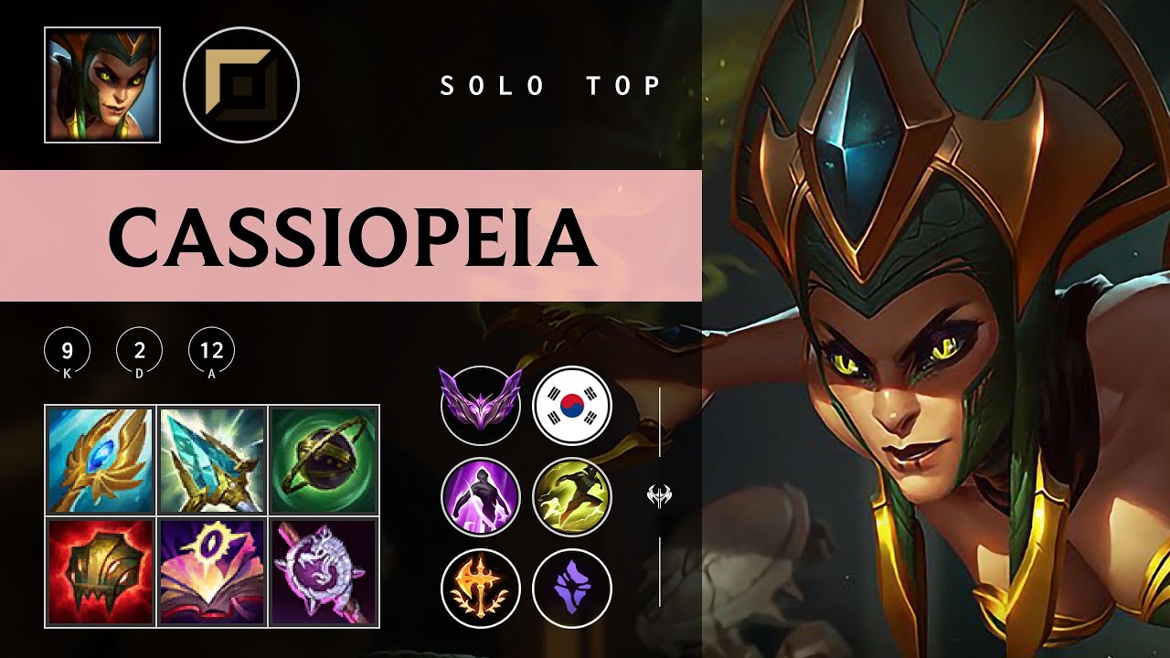 Cassiopeia Top vs Aatrox - KR Master Patch 25.22
