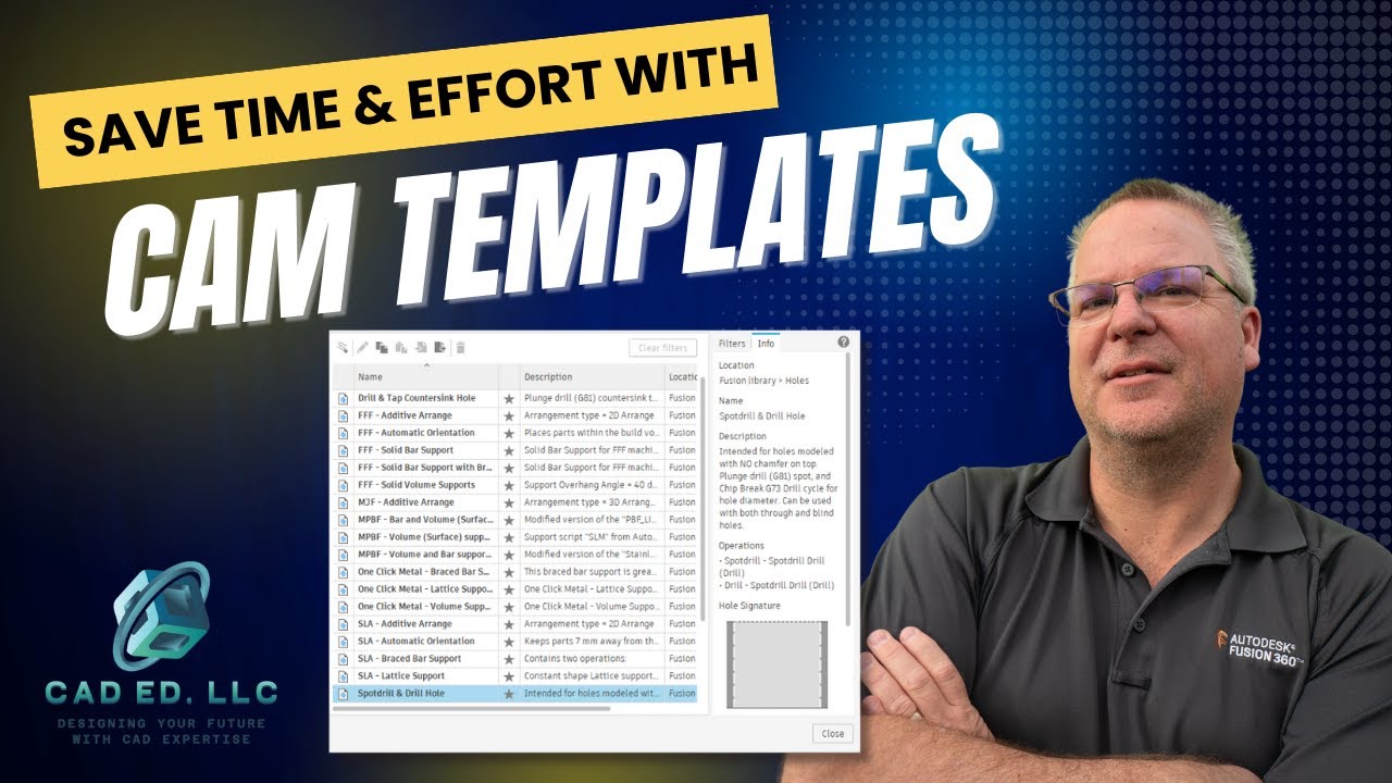 Fusion CAM Templates