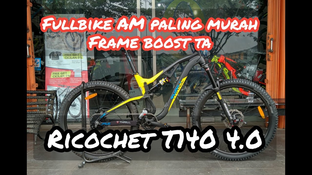 SEPEDA AM PALING MURAH FRAME BOOST || THRILL RICOCHET T140 4.0 2019